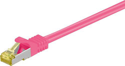 Goobay 91578 S/FTP Cat.7 Netzwerkkabel 0,5m Rosa Goobay 91578 S/FTP Cat.7 Netzwerkkabel 0,5m Rosa