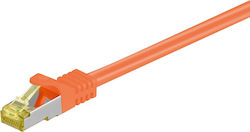 Goobay 91606 S/FTP Cat.7 Ethernet Cable 2m Orange Goobay 91606 S/FTP Cat.7 Ethernet Cable 2m Orange
