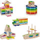 Viga Toys Blocks Colorful Wooden for 3 - 6 Years 250pcs