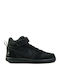 Court Court Borough Mid Psv Kids Sports Shoes Basketball with Hoop & Loop Closure Black
