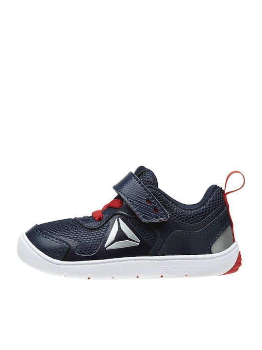 Ventureflex Stride 5.0 Kids Sports Shoes Running with Hoop & Loop Closure Navy Blue