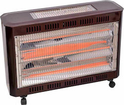 Jager 6040 Quartz Heater with Thermostat 2700W Black