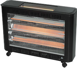 Saray 6040 Σόμπα Χαλαζία με Θερμοστάτη 2700W Black