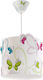 Ango Kids Plastic Single Ceiling Light E27 Butterfly White 23W 26x25cm