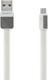Remax Platinum RC-044m Flat USB 2.0 spre micro USB Cablu Alb 1m 1buc