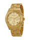 Marc Jacobs Uhr Chronograph mit Gold Metallarmband
