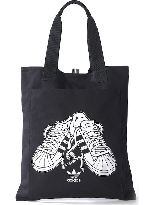 adidas Sst Cotton Shopping Bag in Black color