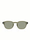 Moscot Lemtosh Sage Men's Sunglasses with G15 Plastic Frame and Green Lens