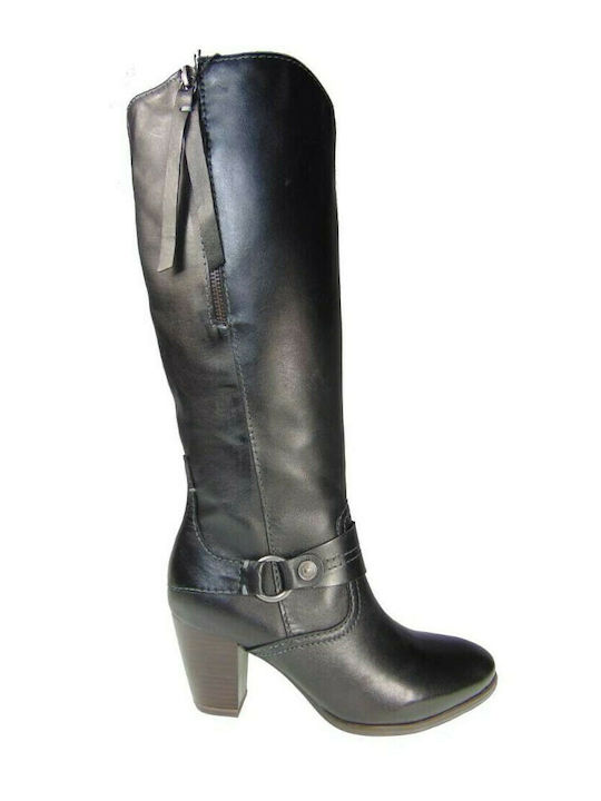 Marco Tozzi Leather Women's Boots Black