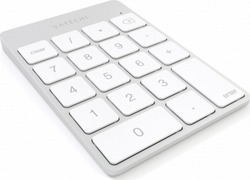 Satechi Slim Rechargeable Fără fir Bluetooth Tastatură numerică Alb