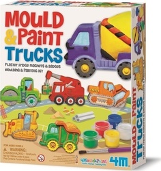 4M Magnetic Construction Toy Φορτηγά Kid 5++ years