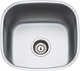 Fortinox Valley 28043 107-28043-110 28043-110 Undermount Sink Inox Satin W42.5xD40cm Silver