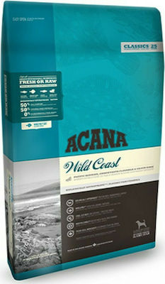 Acana Wild Coast 11.4kg Hrană uscată pentru Câini fără Cereale cu și cu Somon / Pește