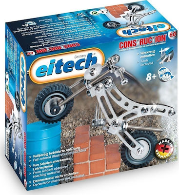 Eitech Joc de construcție din metal Trial Bike C60 pentru copii de 8++ ani