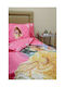 Homeline Παιδικό Κουβερλί Ημίδιπλο Disney Princess 992 Ροζ 160x242εκ.