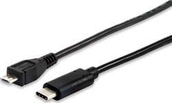 Equip USB 2.0 USB-C male - micro USB-B 1.0m (12888407) Equip USB 2.0 USB-C male - micro USB-B 1.0m (12888407)