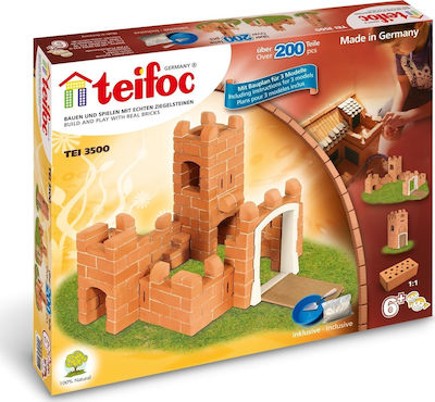 Teifoc Construction & Building Toy Χτίζοντας Μικρό Κάστρο Kid 6++ years