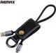 Remax Keychain USB 2.0 to micro USB Cable Μαύρο...