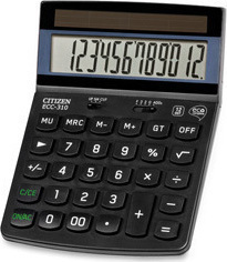 Citizen ECC-310 Taschenrechner 12 Ziffern in Schwarz Farbe