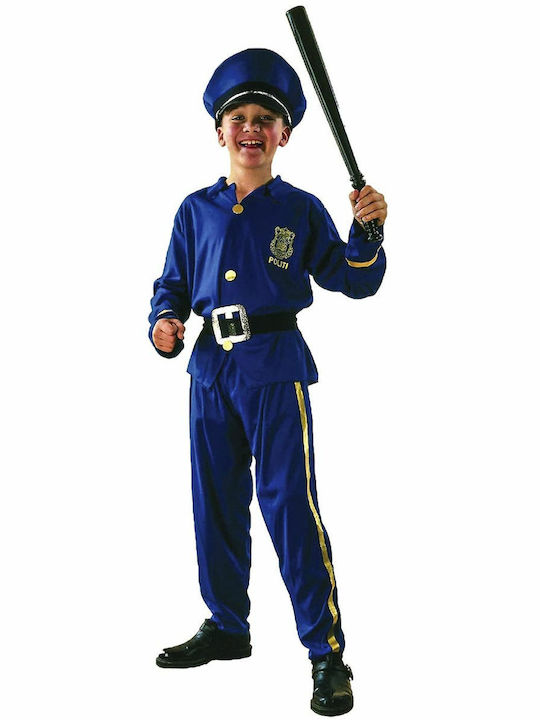 Kids Carnival Costume Police Officer