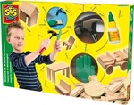 Ses Creative Wooden Construction Toy Σετ Ξυλοκατασκευών με Σφυρί