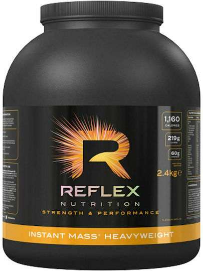 Reflex Nutrition Instant Mass Heavyweight cu Creatină & Aromă Crema de căpșuni 2kg