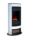 Dimplex Verdi 206275 Boden Elektrischer Kamin 2000W 78x143cm Weiß