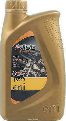 Eni i-Ride Synthetic Motorcycle Oil for Four-Stroke Engines 10W-30 1lt