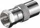 ATC Converter F-Connector Male to Coaxial Female Silver 1 Piece 03.003.0028