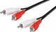 LogiLink Cable RCA male - RCA male 20m
