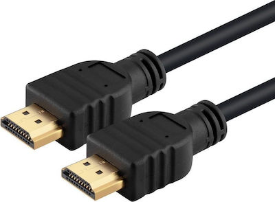 Powertech HDMI 1.4 Cable HDMI male - HDMI male 1m Black