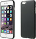 Matte Silicone Back Cover Black for iPhone 6/6s Plus