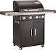 Landmann REXON PTS 4.1 Gas Grill with 4 Burners and Side Hob 12231