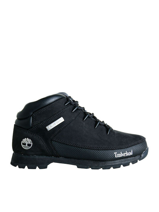 Timberland Euro Sprint Hiker Ανδρικά Ορειβατικά Μποτάκια Μαύρα