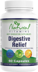 Natural Vitamins Digestive Relief χωρίς Γλουτένη 60 κάψουλες Natural Vitamins Digestive Relief χωρίς Γλουτένη 60 κάψουλες