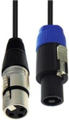 Speaker Cable Speakon male - XLR female 3m ()