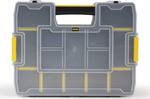 Stanley SortMaster Tool Compartment Organiser 14 Slot Adjustable Black 37.5x29x7cm