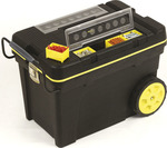 Stanley Tool Storage Plastic Wheeled Box W61.3xD41.9xH37.5cm 1-92-904