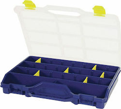 HQ TAYG-CASE2 Tool Compartment Organiser 26 Slot Adjustable Blue 37.8x29x6.1cm