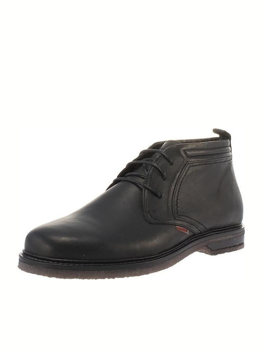 Kricket Steven Leather Black Men's Boots