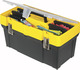 Stanley Hand Tool Case Plastic with Tobacco Case Dimensions: W49.3xD25.6xH24.8cm