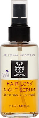 Apivita Loss Night Hippophae TC & Δάφνη Serum against Hair Loss for All Hair Types 100ml