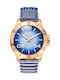 Breeze Indie Pop Watch with Blue Fabric Strap