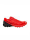 Salomon S-Lab Sense 6 SG Sport Shoes Trail Running Racing Red / Black / White