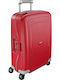 Samsonite Spinner Cabin Hard Red with 4 Wheels Height 55cm