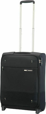 Samsonite Base Boost Kabinenreisekoffer Stoff Schwarz mit 2 Räder Höhe 55cm