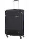 Samsonite Base Boost Spinner Μεγάλη Βαλίτσα Ταξιδίου Υφασμάτινη Μαύρη με 4 Ρόδες Ύψους 78εκ.