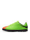 HYPERVENOM PHADE TF Ghete De Fotbal Pentru Copii Cu Talpă Cu Crampoane Verzi