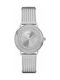 Guess Uhr mit Silber Metallarmband W0836L2