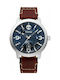 Timberland Watch Battery with Brown Leather Strap TBL15017JS03